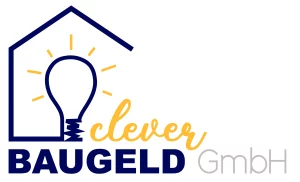Logo cleverbaugeld GmbH mit Glühbirne und Hausumriss